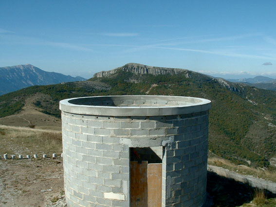 photo du chaînnage haut de la grande coupole