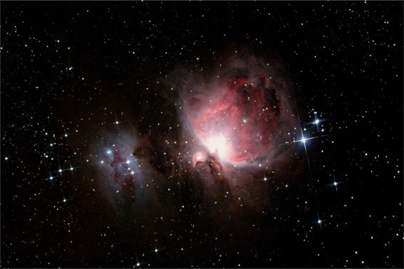 photo de la nébuleuse d'Orion